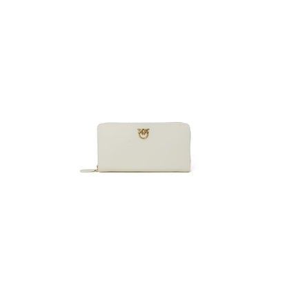 PINKO Cream Leather Wallet
