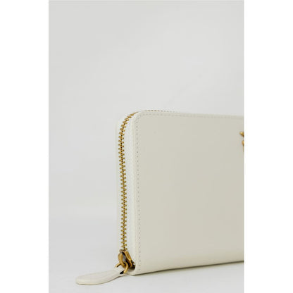 PINKO Cream Leather Wallet