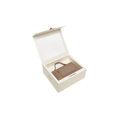 Calvin Klein Beige Polyethylene Clutch Bag