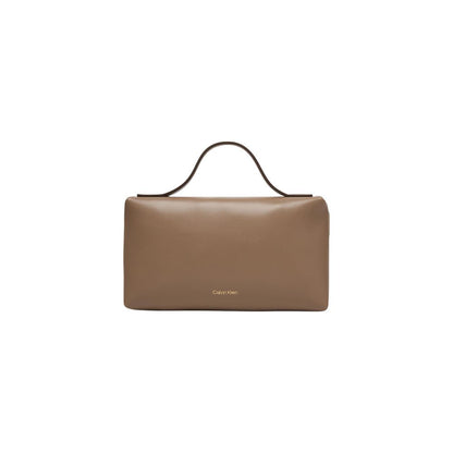 Calvin Klein Beige Polyethylene Clutch Bag
