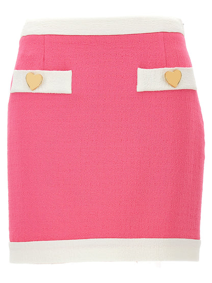 Moschino Multicolor Viscose Long Skirt