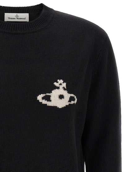 Vivienne Westwood Black Wool Cardigan