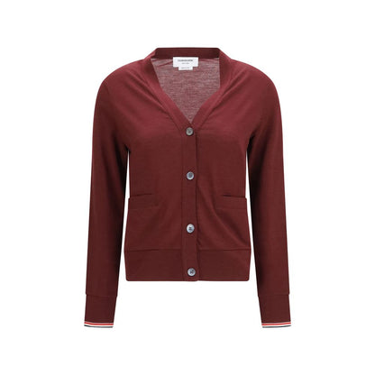 Thom Browne Bordeaux Wool Oves Aries Cardigan