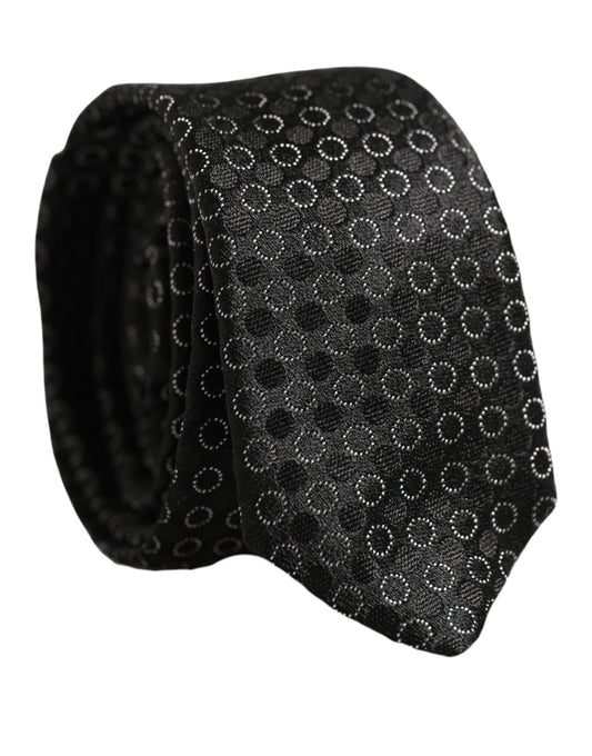 This Necktie by Dolce & Gabbana for men in polyester & silk black, silver, white & patterned presents a effortless chic silhouette from the Polyester & Silk Necktie collection, offering a effortless chic finish for a truly effortless chic look.