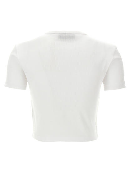 Fendi White Cotton T-Shirt