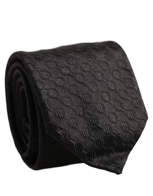 This Necktie by Dolce & Gabbana for men in silk black, patterned & jacquard presents a effortless chic silhouette from the Silk Necktie collection, offering a effortless chic finish for a truly effortless chic look.