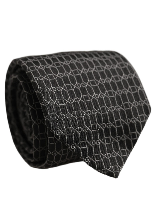 This Necktie by Dolce & Gabbana for men in silk & viscose dark-gray & monogram presents a effortless chic silhouette from the Silk & Viscose Necktie collection, offering a effortless chic finish for a truly effortless chic look.