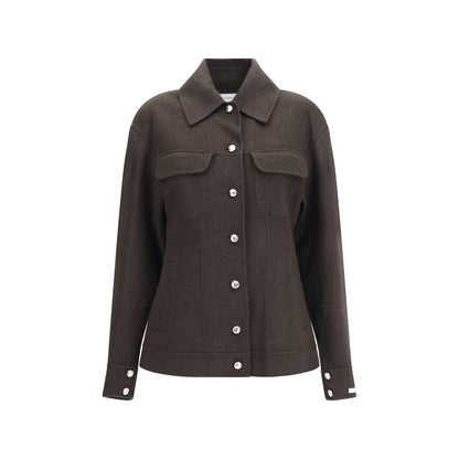 Max Mara Brown Wool Oves Aries Full-Length Jacket