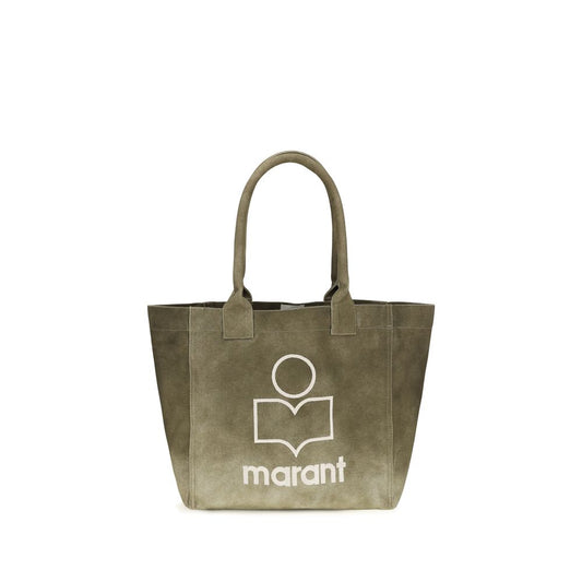 Small Shoulder Bag by Isabel Marant for women in cotton bicolour features an effortlessly chic silhouette with a secure open-top, ample , and versatile shoulder-strap & handle for effortlessly chic everyday luxury.
