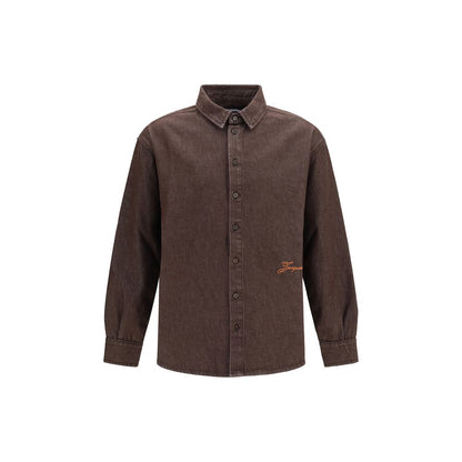 Jacquemus Brown Denim Shirt