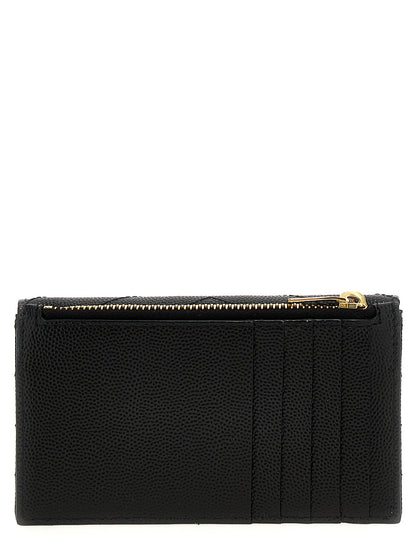 Saint Laurent Black Calfskin Cardholder