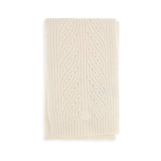 Moncler Cashmere Merino & Alpaca Wool Foulard Scarf - Beige