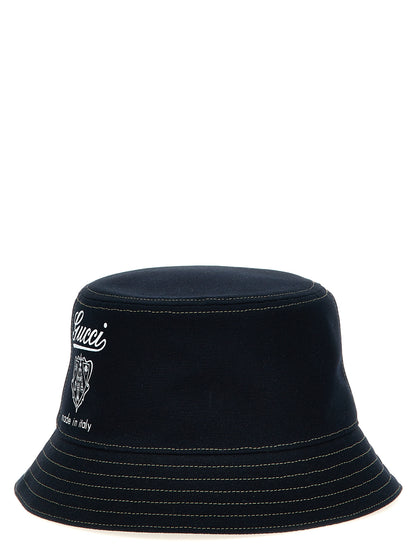 Gucci Blue Cotton Bucket Hat