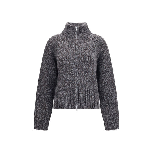 Cardigan by Our Legacy for women in merino wool gray showcases a luxurious silhouette, meticulously detailed with a sophisticated and for a refined finish.