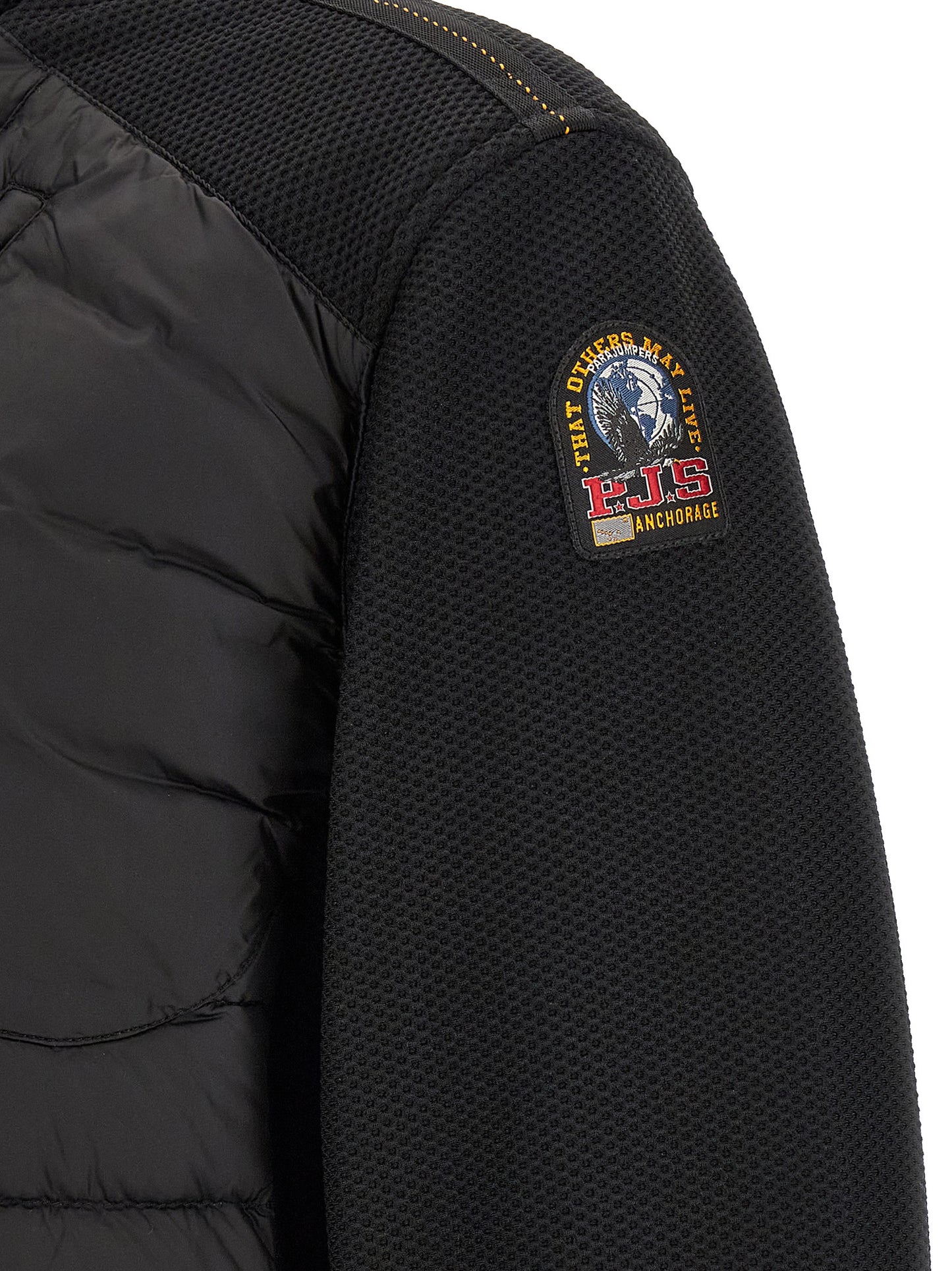 Parajumpers Black Polyamide Shell Jacket