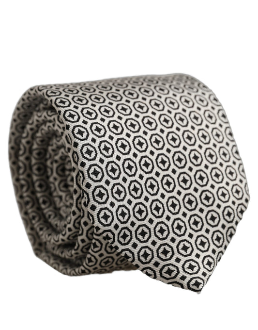 This Necktie by Dolce & Gabbana for men in silk black & white presents a effortless chic silhouette from the Silk Necktie collection, offering a effortless chic finish for a truly effortless chic look.