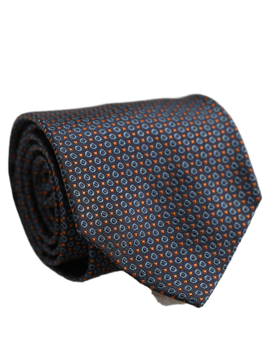 This Necktie by Dolce & Gabbana for men in silk dark-blue presents a effortless chic silhouette from the Silk Necktie collection, offering a effortless chic finish for a truly effortless chic look.