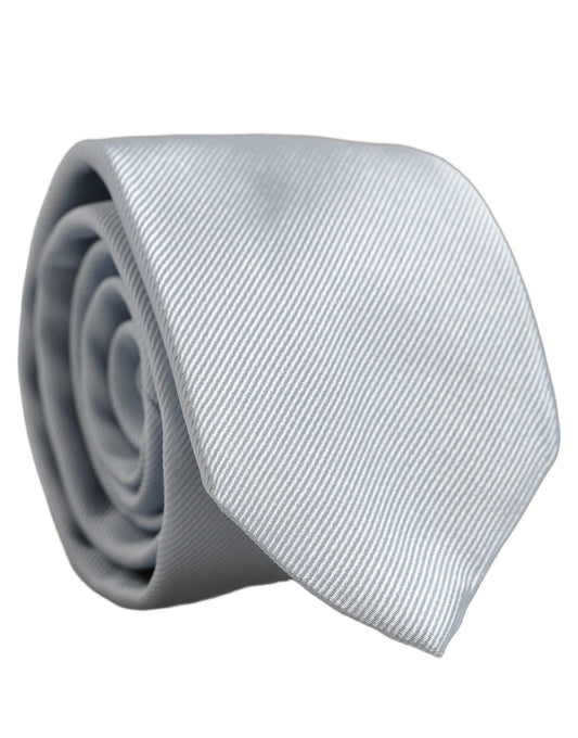This Necktie by Dolce & Gabbana for men in silk twill light-blue presents a effortless chic silhouette from the Silk Twill Necktie collection, offering a effortless chic finish for a truly effortless chic look.