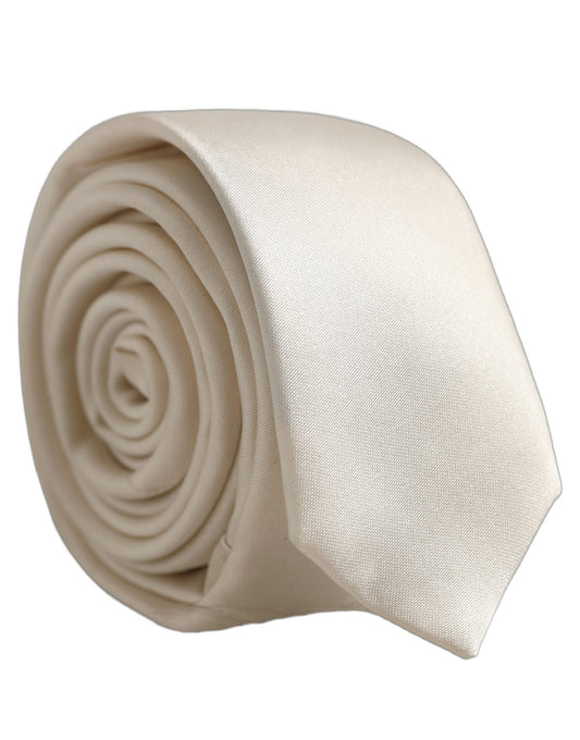 This Necktie by Dolce & Gabbana for men in silk satin cream presents a effortless chic silhouette from the Silk Satin Necktie collection, offering a effortless chic finish for a truly effortless chic look.