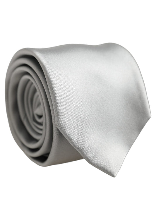 This Necktie by Dolce & Gabbana for men in silk satin gray presents a effortless chic silhouette from the Silk Satin Necktie collection, offering a effortless chic finish for a truly effortless chic look.