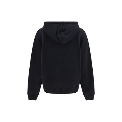 Sweatshirt Hoodie by Off-White for women in cotton black & white features a authentic silhouette, showcasing a sophisticated hooded neckline and authentic detail for a refined finish.