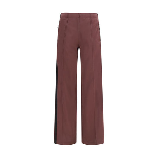 Pants by Courrèges for women in polyester bordeaux & striped features a utilitarian straight-leg, regular-fit & wide with a utilitarian long and to create a sophisticated, premium look.