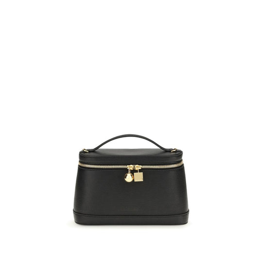 Small 2-in-1 Shoulder & Crossbody Bag by Jacquemus for women in bos taurus calf leather black & signature features a distinguished silhouette, showcasing a secure zipper and distinguished with versatile crossbody-strap, shoulder-strap & handle for a distinguished finish.