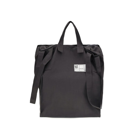 GR10K Polyester Small Shoulder Tote Bag - Gray