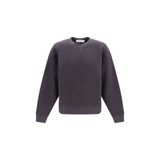 Sweatshirt by Our Legacy for men in cotton & merino wool black features an provocated silhouette, detailed with a provocated and a refined crew neckline for a sophisticated aesthetic.