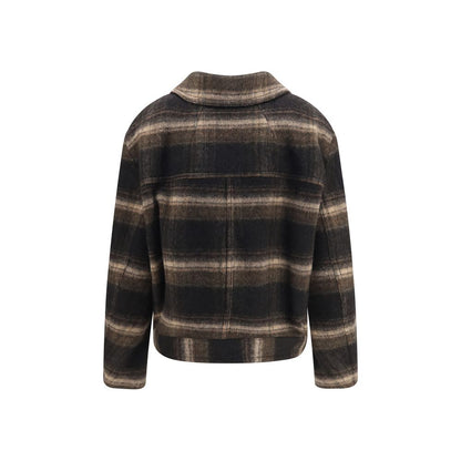 Isabel Marant Étoile Black Wool Oves Aries Coat