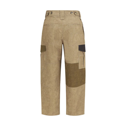 Isabel Marant Étoile Bicolor Cotton Cargo Pants