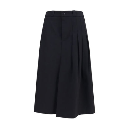 Our Legacy Black Wool Oves Aries Midi Skirt