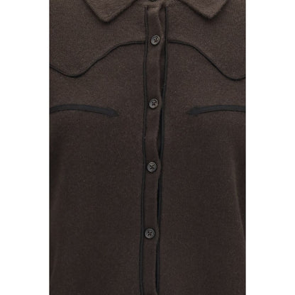 Guest in Residence Brown Denim Shirt
