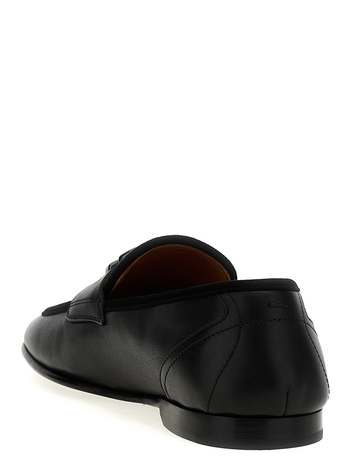 Loafer Slip-On Shoes by Dolce & Gabbana for men in suede calfskin leather black showcases a timeless silhouette from the Men's Suede Calfskin Leather Loafer Slip-On Shoes collection, featuring a timeless and for a timeless finish.