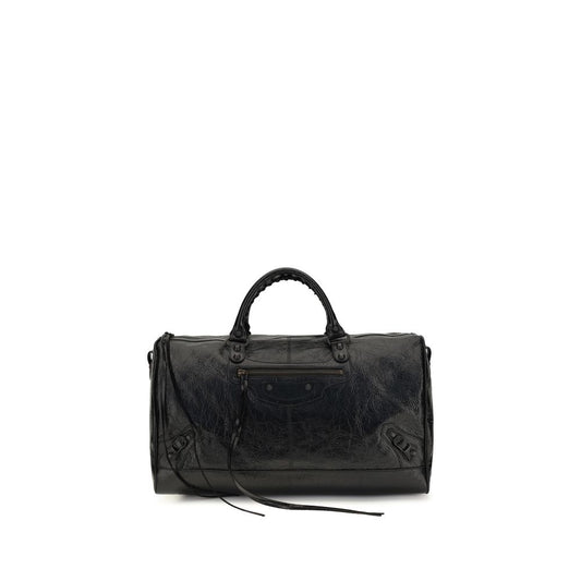 Travel Belt Pouch Shoulder Bag by Balenciaga for men in lambskin leather & cotton canvas black features a enviable silhouette, showcasing a secure zipper, ample , and enviable shoulder-strap, adjustable-strap & handle for a enviable finish.