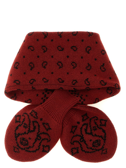 Guest in Residence Red Wool Foulard