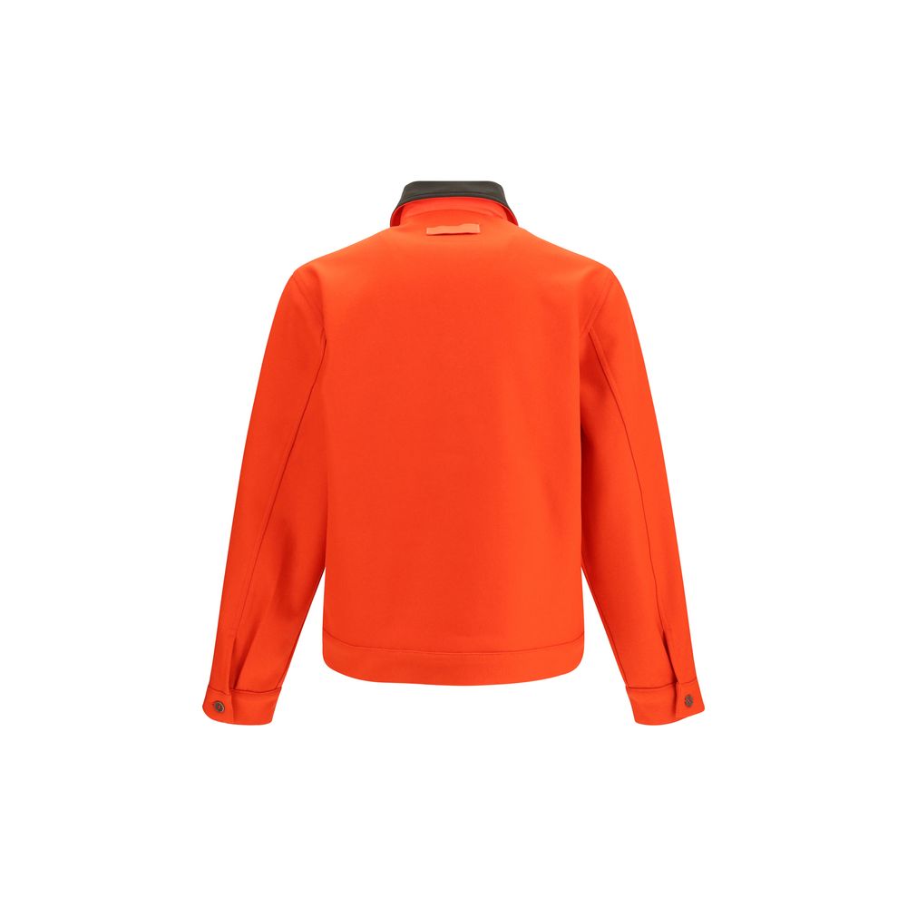 GR10K Red Wool Oves Aries Full-Length Jacket