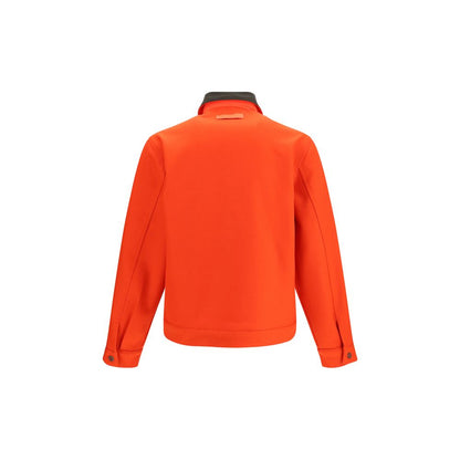 GR10K Red Wool Oves Aries Full-Length Jacket