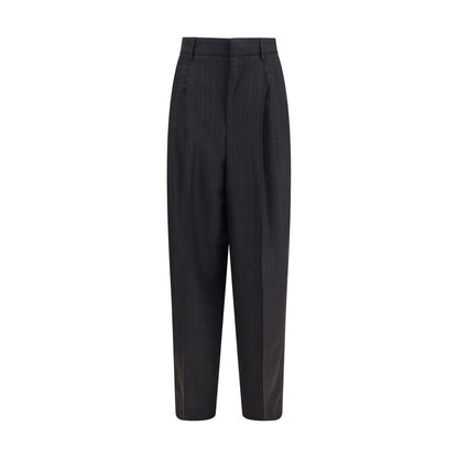 Ami Paris Black Wool Oves Aries Dress Pants