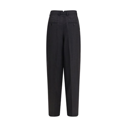 Ami Paris Black Wool Oves Aries Dress Pants