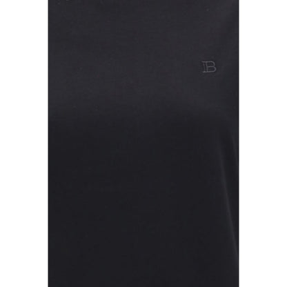 Balmain Black Cotton T-Shirt