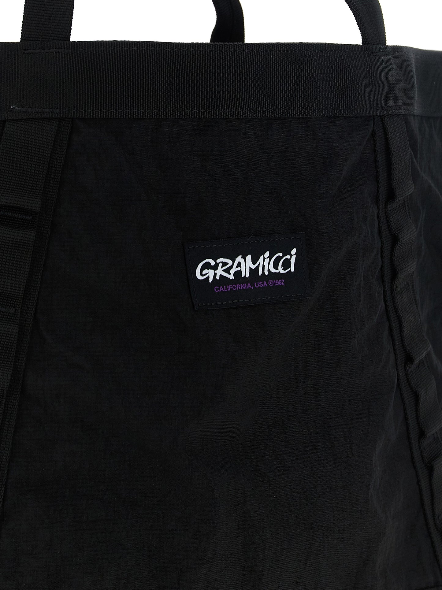 Gramicci Black Nylon Tote Bag