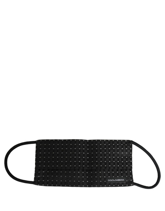 Face Mask by Dolce & Gabbana for men in calf leather nylon & viscose and black & patterned showcases a distinguished silhouette, providing a sophisticated finish to Silk Face Mask with its distinguished and meticulously crafted design.