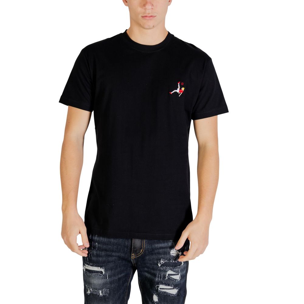 The Bomber Black Cotton Sportswear