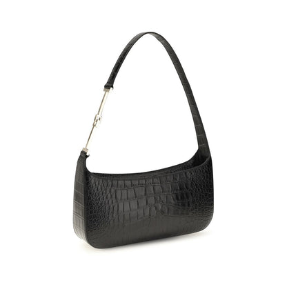 Tom Ford Black Calf Leather Bos Taurus Shoulder Bag