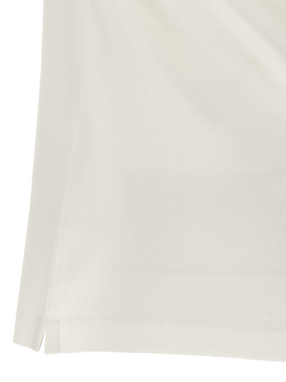 T-Shirt by Brunello Cucinelli for men in cotton white & print features a plush silhouette, showcasing a sophisticated and for a truly plush finish.