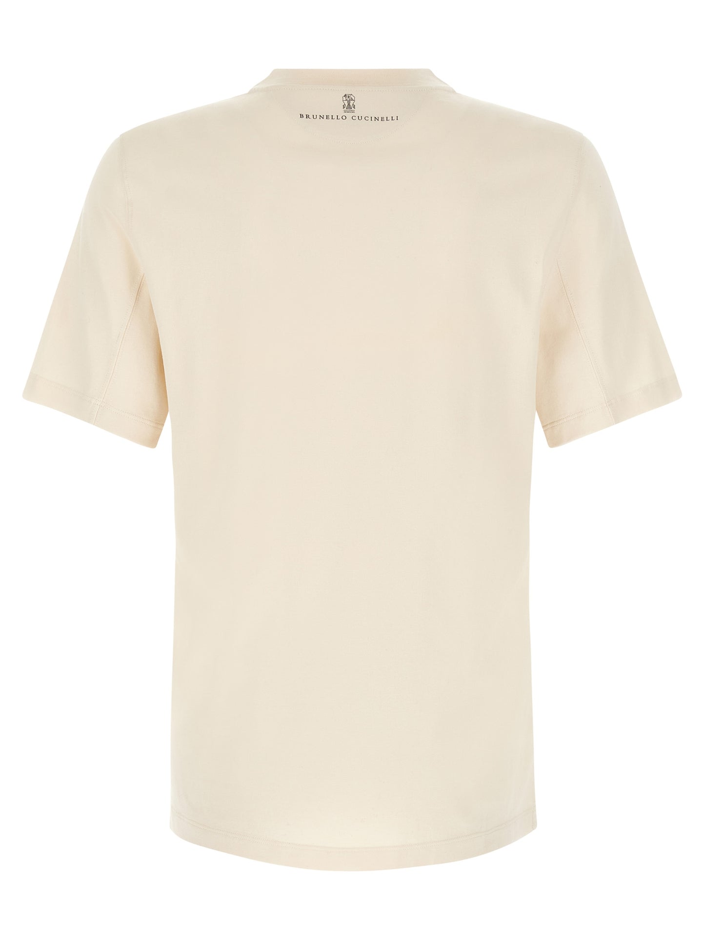 Brunello Cucinelli White Cotton T-Shirt