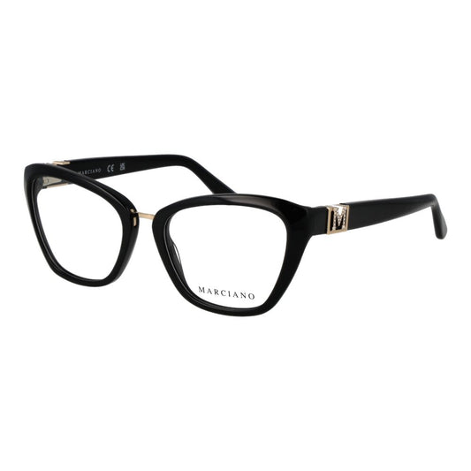 Eyeglasses Frames by Marciano by Guess for women in black features a refined silhouette, showcasing a refined black coloured frame and full-frame frame design for a sophisticated, premium look.