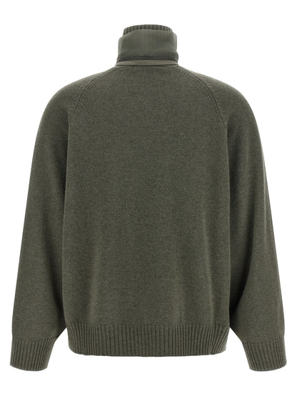 Brunello Cucinelli Bicolor Cashmere Cardigan