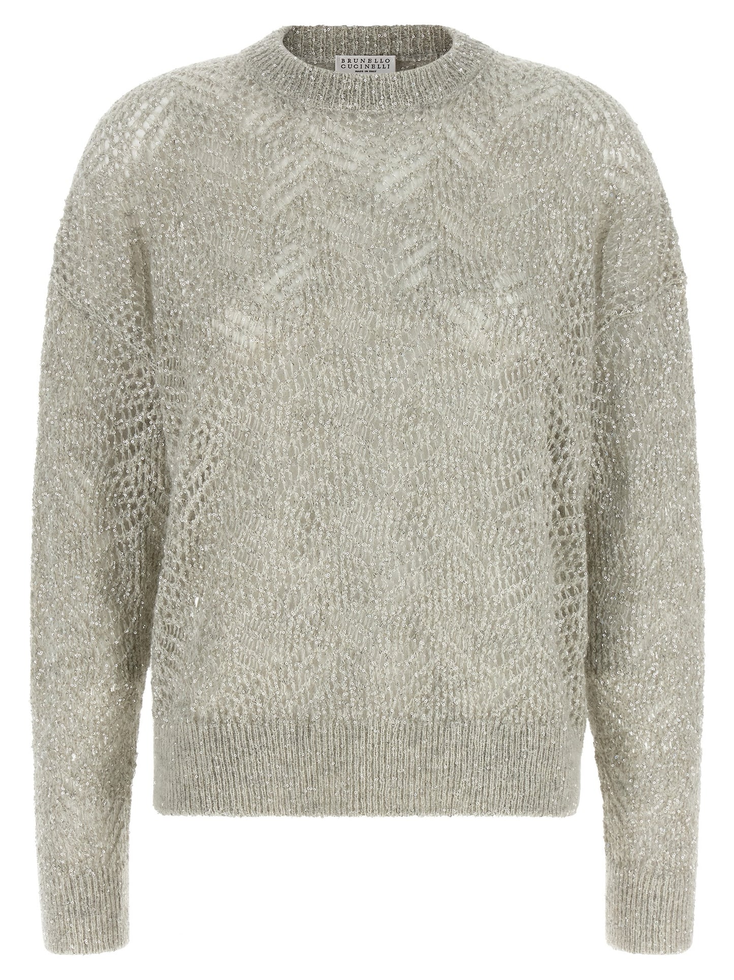 Brunello Cucinelli Gray Polyamide Cardigan